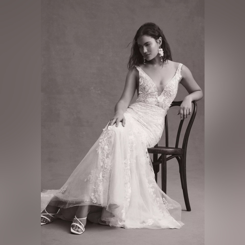 Anthropologie Wedding Dress Size 16 Gem